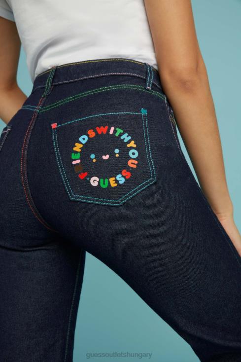 GUESS Rinse Wash 8ZX4F161 FriendsWithYou Super High-Rise Jeans