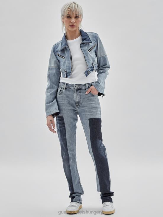 GUESS Upcycled Denim Multi 8ZX4F157 Originals x Homeboy Upcycled Paneled Jeans