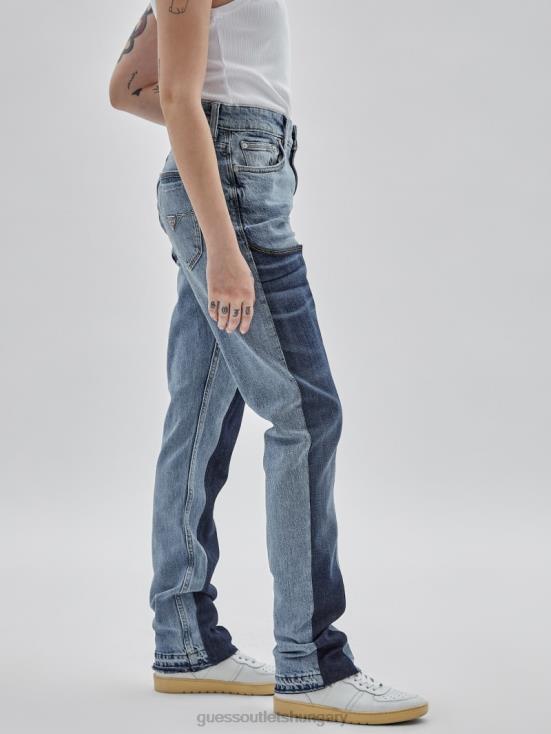 GUESS Upcycled Denim Multi 8ZX4F157 Originals x Homeboy Upcycled Paneled Jeans