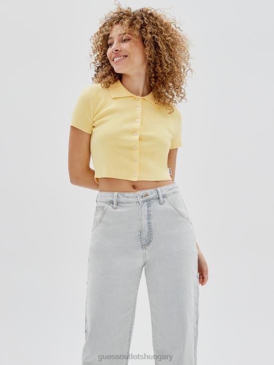 GUESS Butter Corn 8ZX4F1370 Originals Sweater Polo